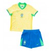 Brasilien Heimtrikot Copa America 2024 Kurzarm (+ kurze hosen)